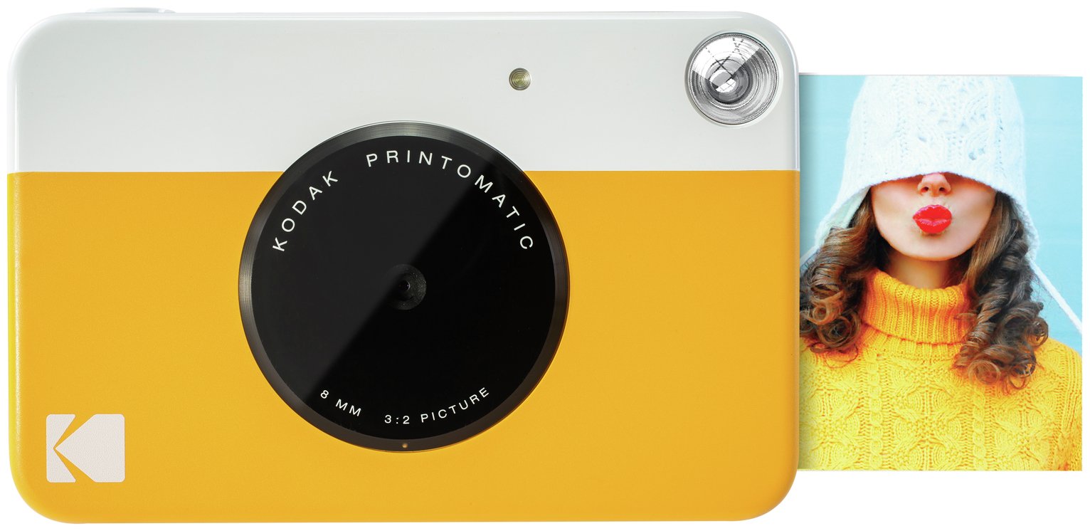 Kodak Printomatic Instant Camera - Yellow