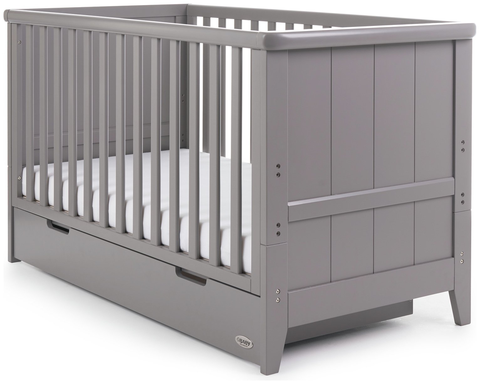 Obaby Belton Cot Bed - Taupe Grey