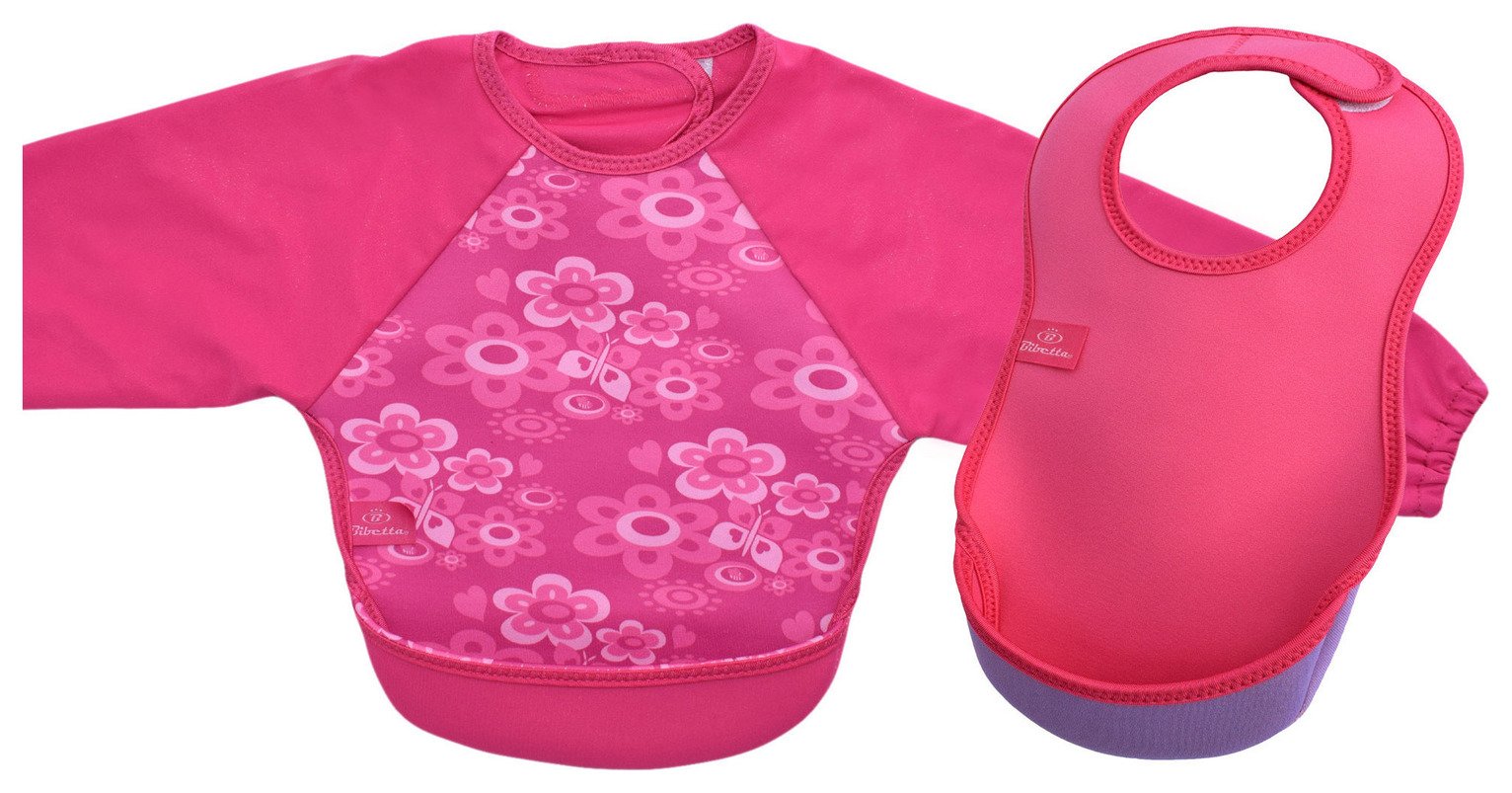 Bibetta Ultrabib - 2 Pack Pink Butterfly