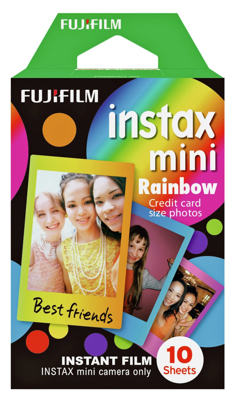 instax Rainbow mini film 10 shot pack