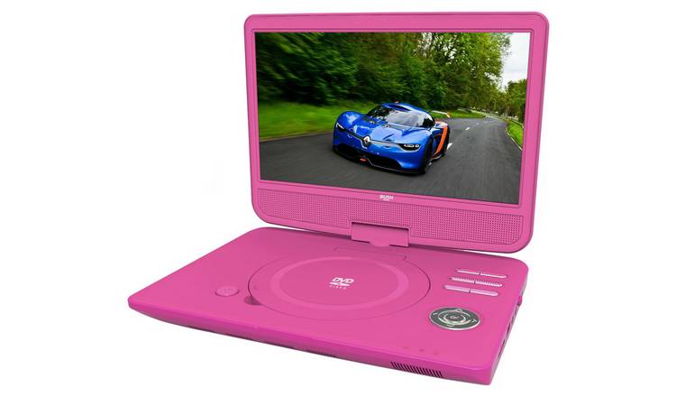 Buy Bush 10 Inch Portable In Car Dvd Player Pink Dvd And Blu Ray