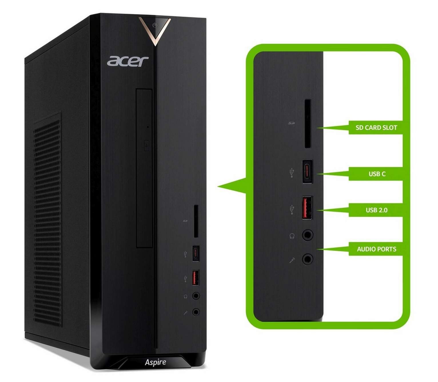 Acer Aspire XC-330 AMD A9 8GB 1TB Desktop PC