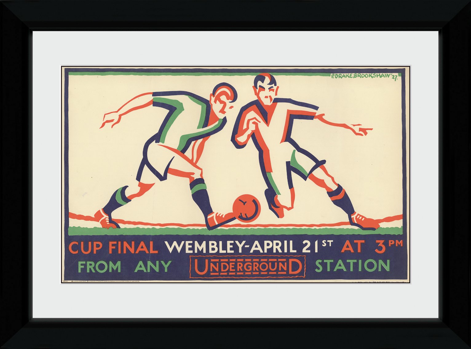 TFL Wembley Final 50x70cm Framed Print review