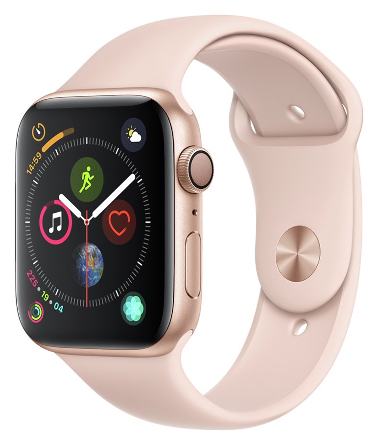 Apple Watch S4 GPS 44mm - Gold Aluminum / Pink Sand Band