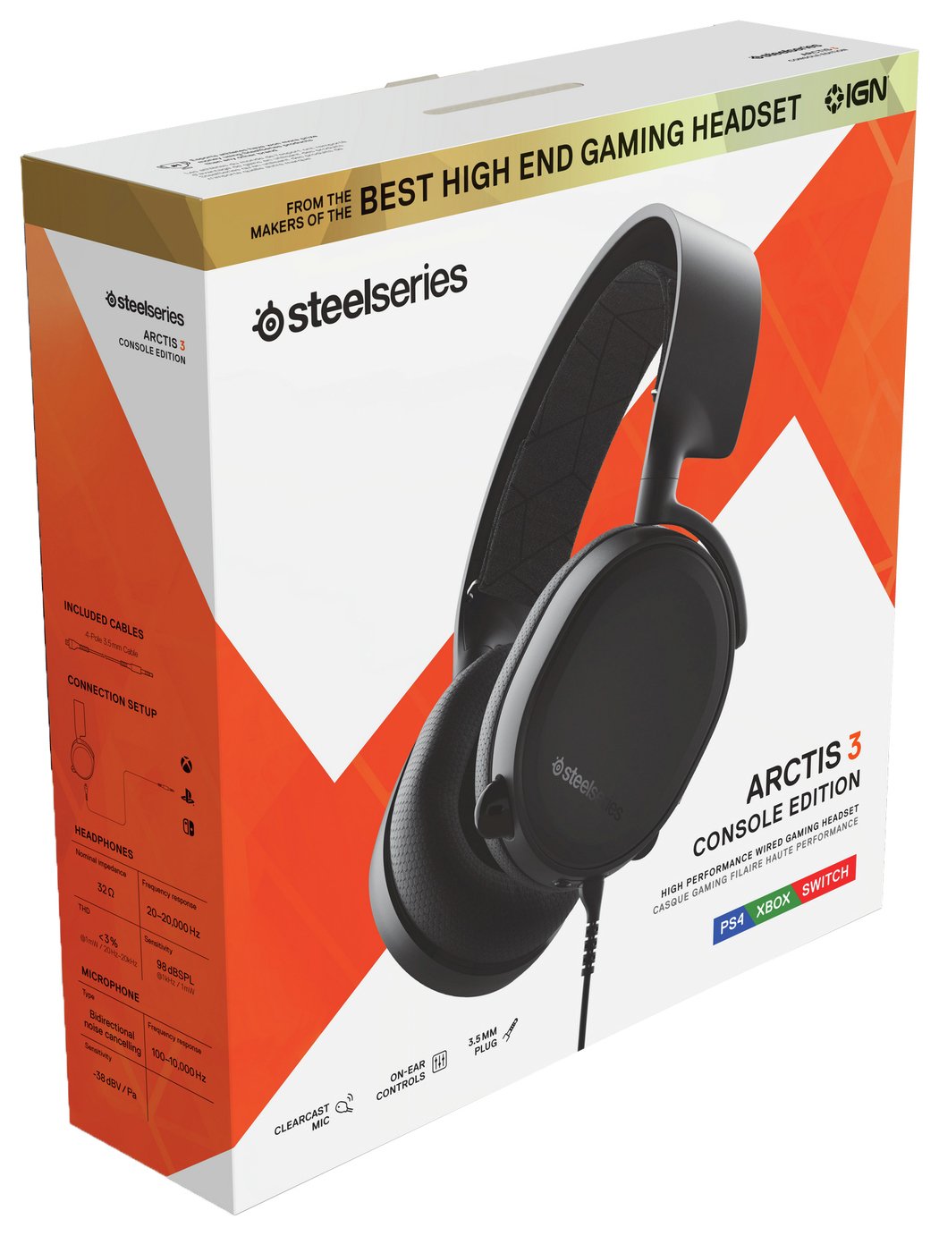 SteelSeries Arctis 3 Xbox One, PS4, Switch Headset Review