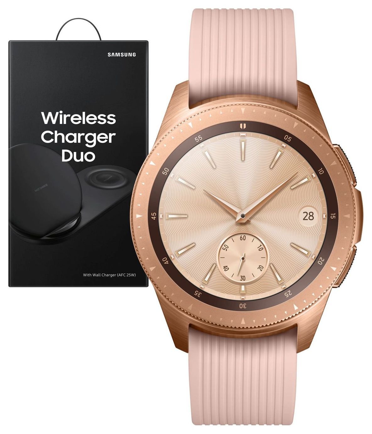 Pre Order Samsung Galaxy Watch 42mm Bundle - Rose Gold (8647104