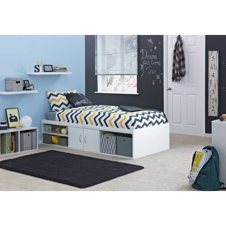 Argos Home Freddie Storage Cabin Bed - White 0