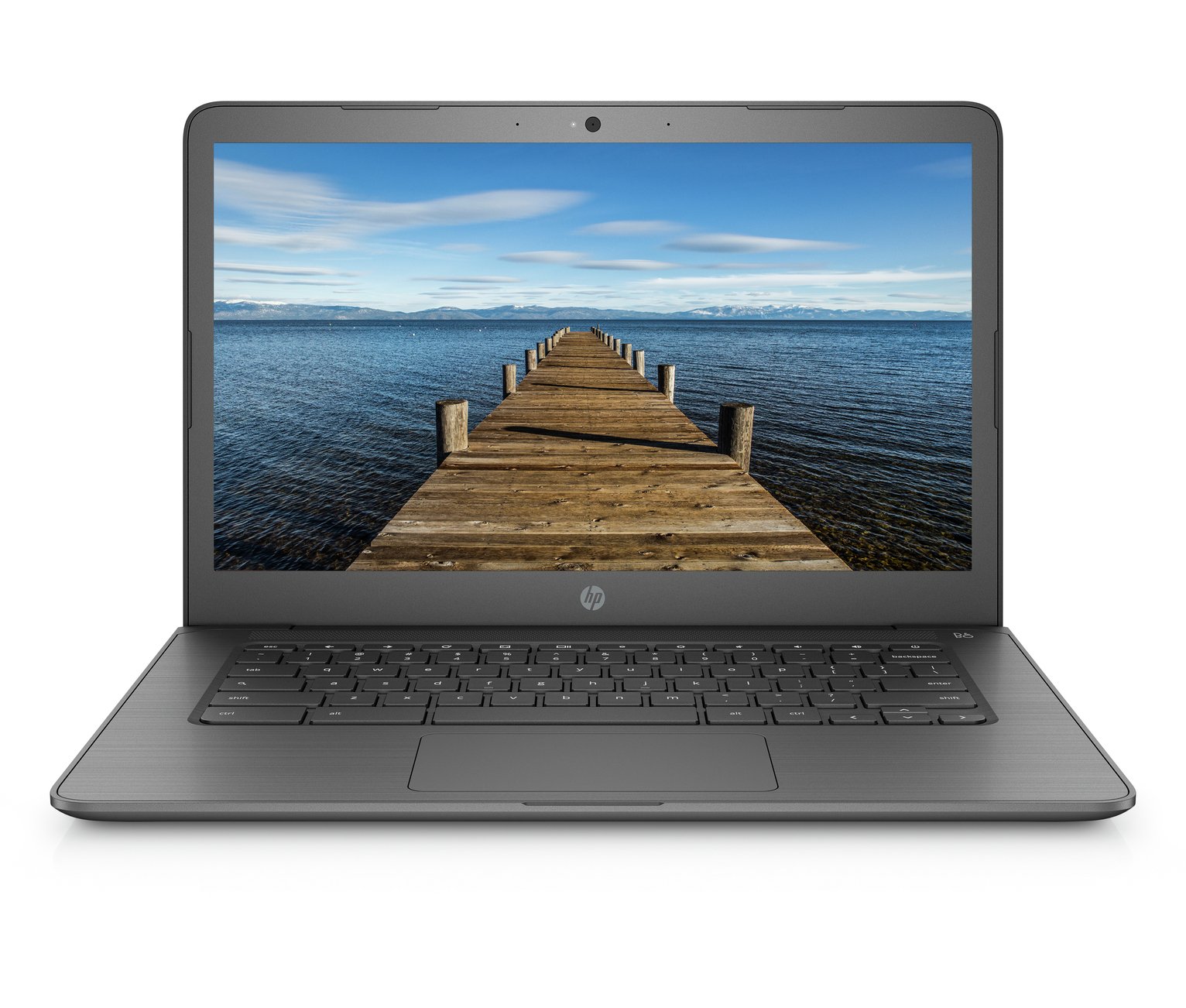 HP 14 Inch Celeron 4GB 32GB Chromebook - Grey