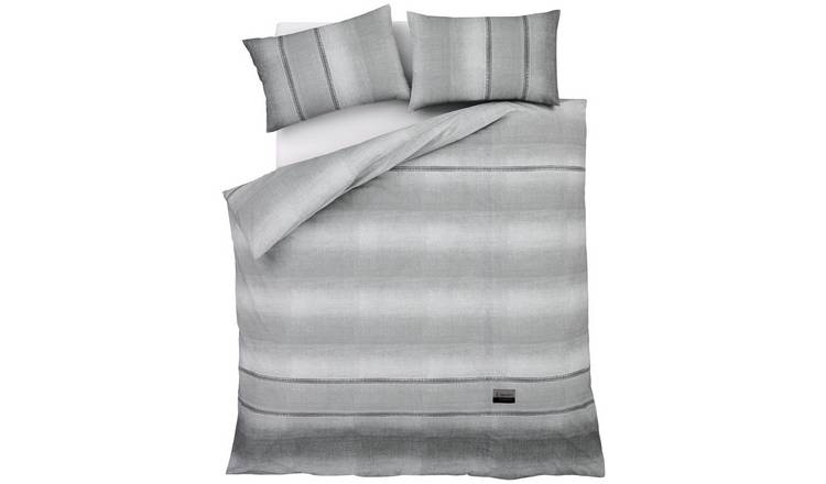 Buy Catherine Lansfield Denim Grey Bedding Set Kingsize Duvet