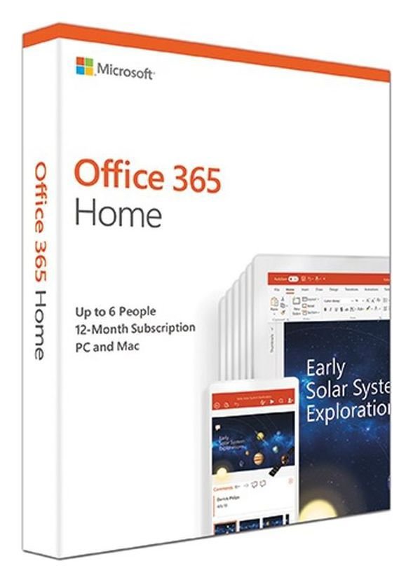 Microsoft Office 365 1 Year 6 Users Home