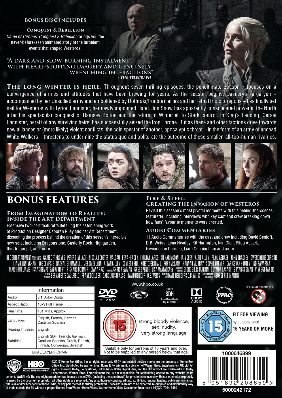 Game of Thrones: Season 7 DVD Review