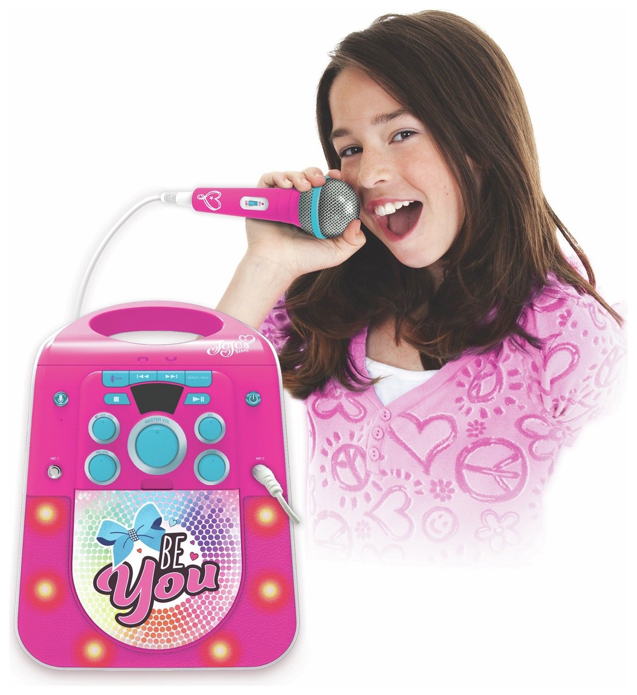 Jojo Siwa Bluetooth CDG Karaoke Machine with Microphone Reviews