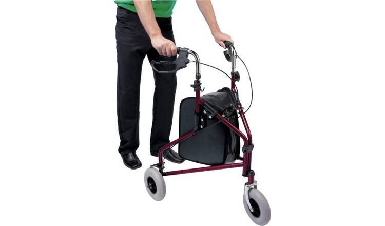 Buy Drive Devilbiss Adjustable Folding Walking Frame with Wheels, Rollators