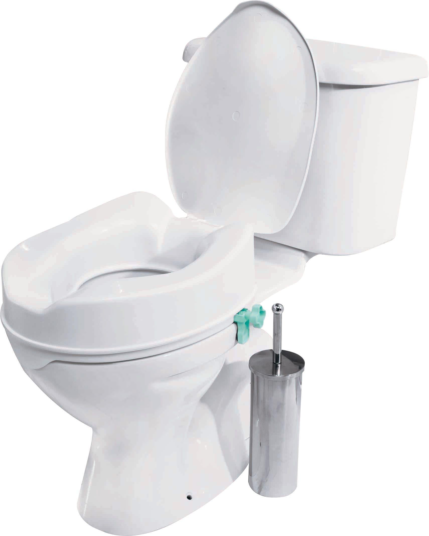 Raised Toilet Seat with Lid