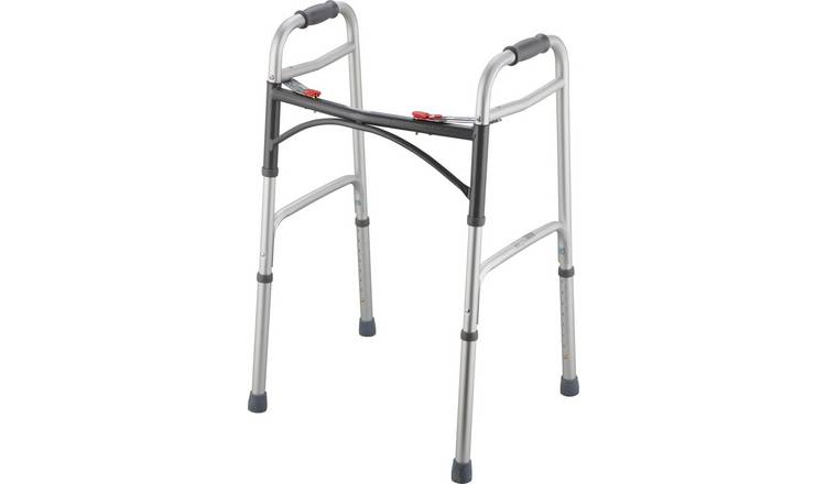 Folding walking frame with hot sale wheels