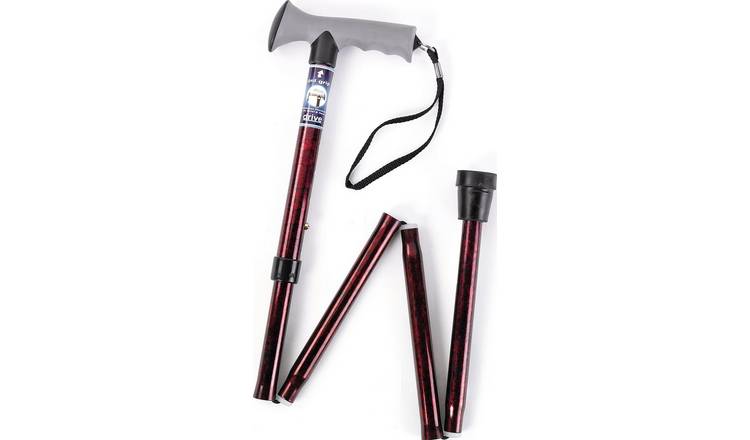 Drive DeVilbiss Healthcare Adjustable Folding Walking Stick