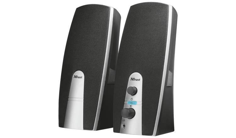 Buy Trust Mila 2.0 PC Speaker Set - Black and Silver | Laptop and PC ...