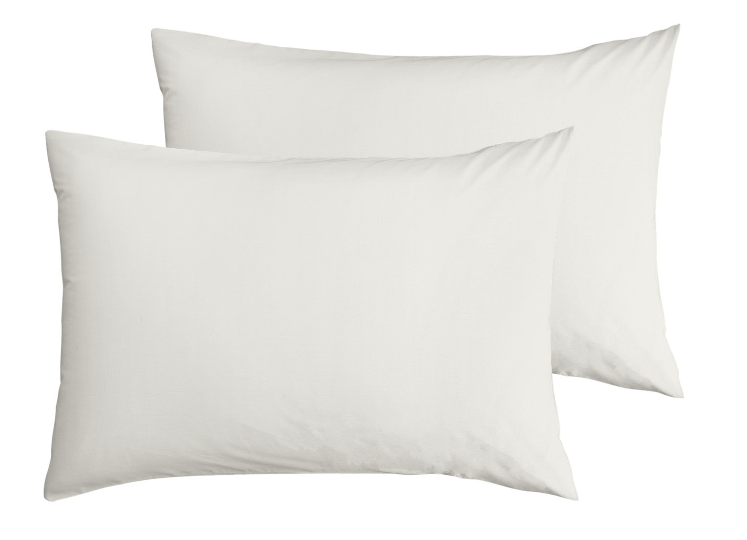 Habitat Cotton Rich 180 TC Standard Pillowcase Pair - Cream