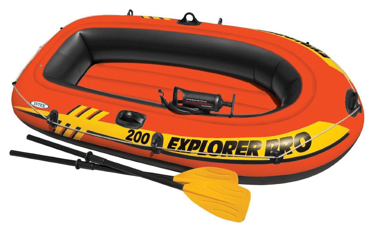 Intex Explorer Pro Inflatable Boat Set Reviews