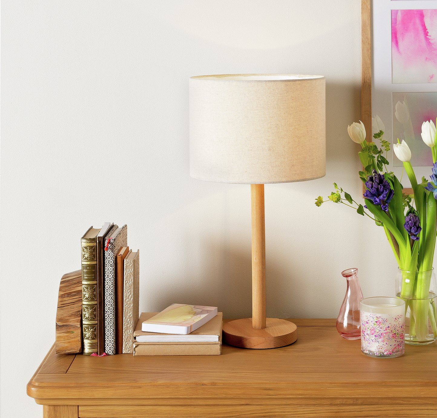 Argos Home Whait Wooden Stick Table Lamp Review