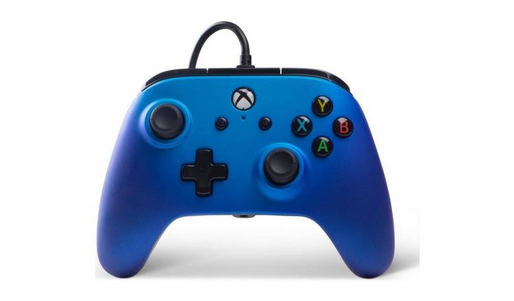 PowerA Xbox One Enhanced Wired Controller - Sapphire Fade