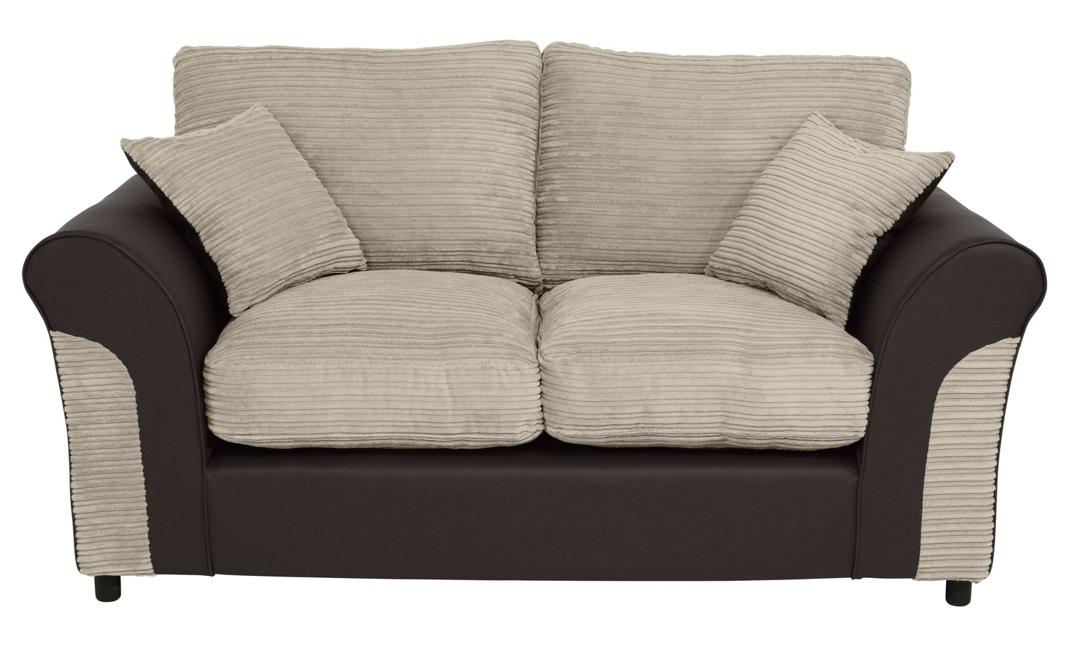 Argos Home Harry 2 Seater Fabric Sofa Natural