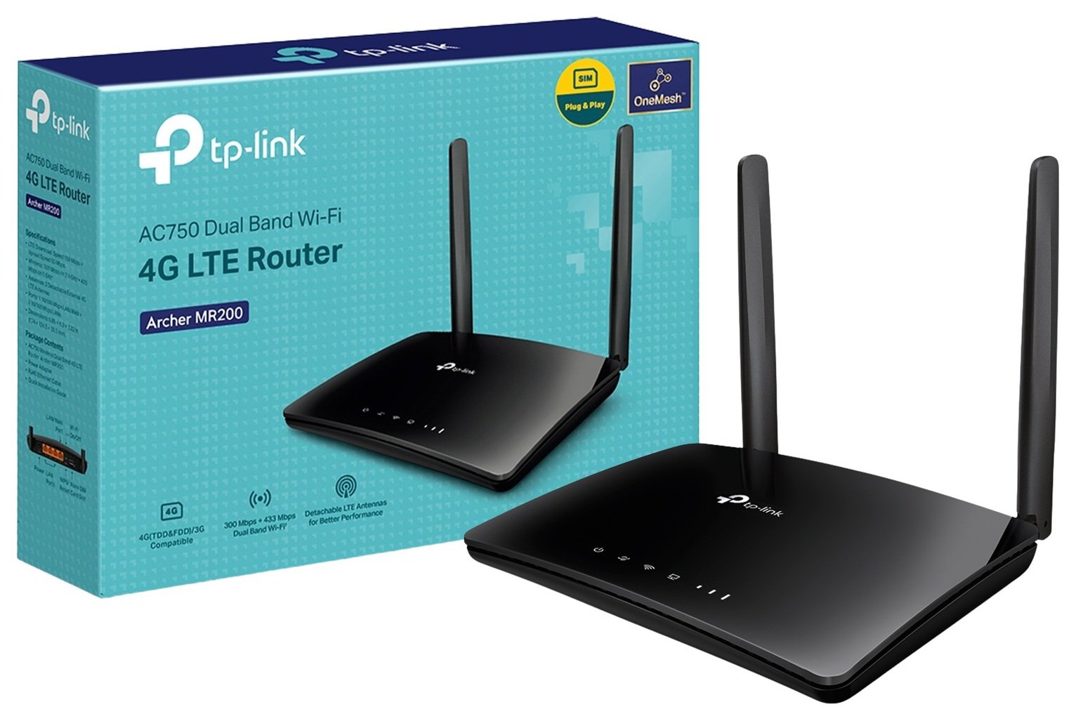 TP-Link AC750 Dual-Band Wi-Fi 4G Router 