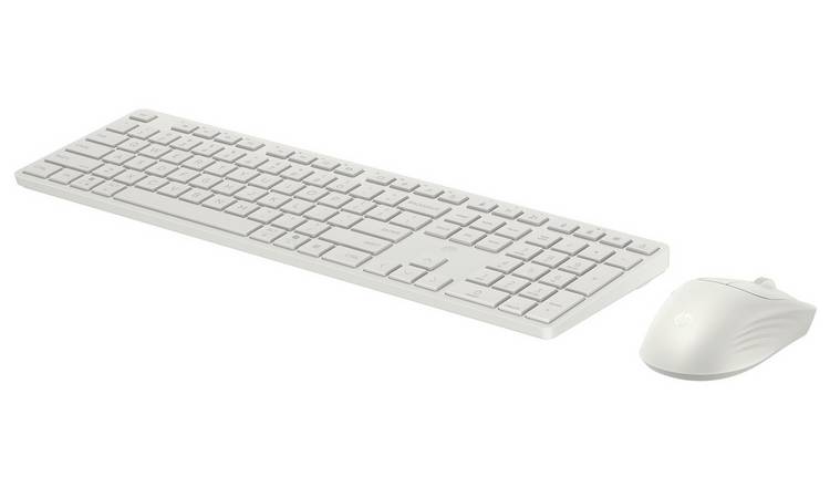 HP 490C Multi-Device Dual-Mode Mouse and Keyboard - White