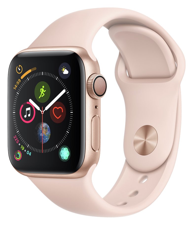 Apple Watch S4 GPS 40mm - Gold Aluminum/Pink Sand Sport Band