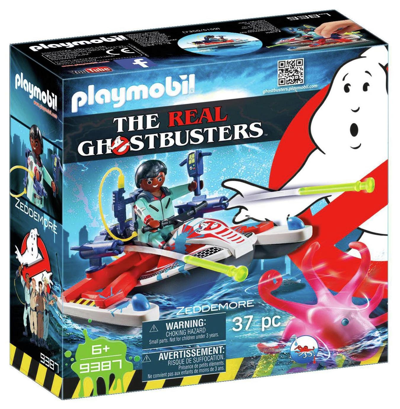 Playmobil 9387 Ghostbusters Zeddemore with Aqua Scooter