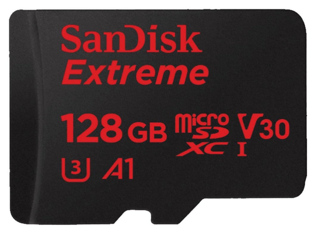 SanDisk Extreme 160MBs MicroSDXC UHS-I Memory Card - 128GB 