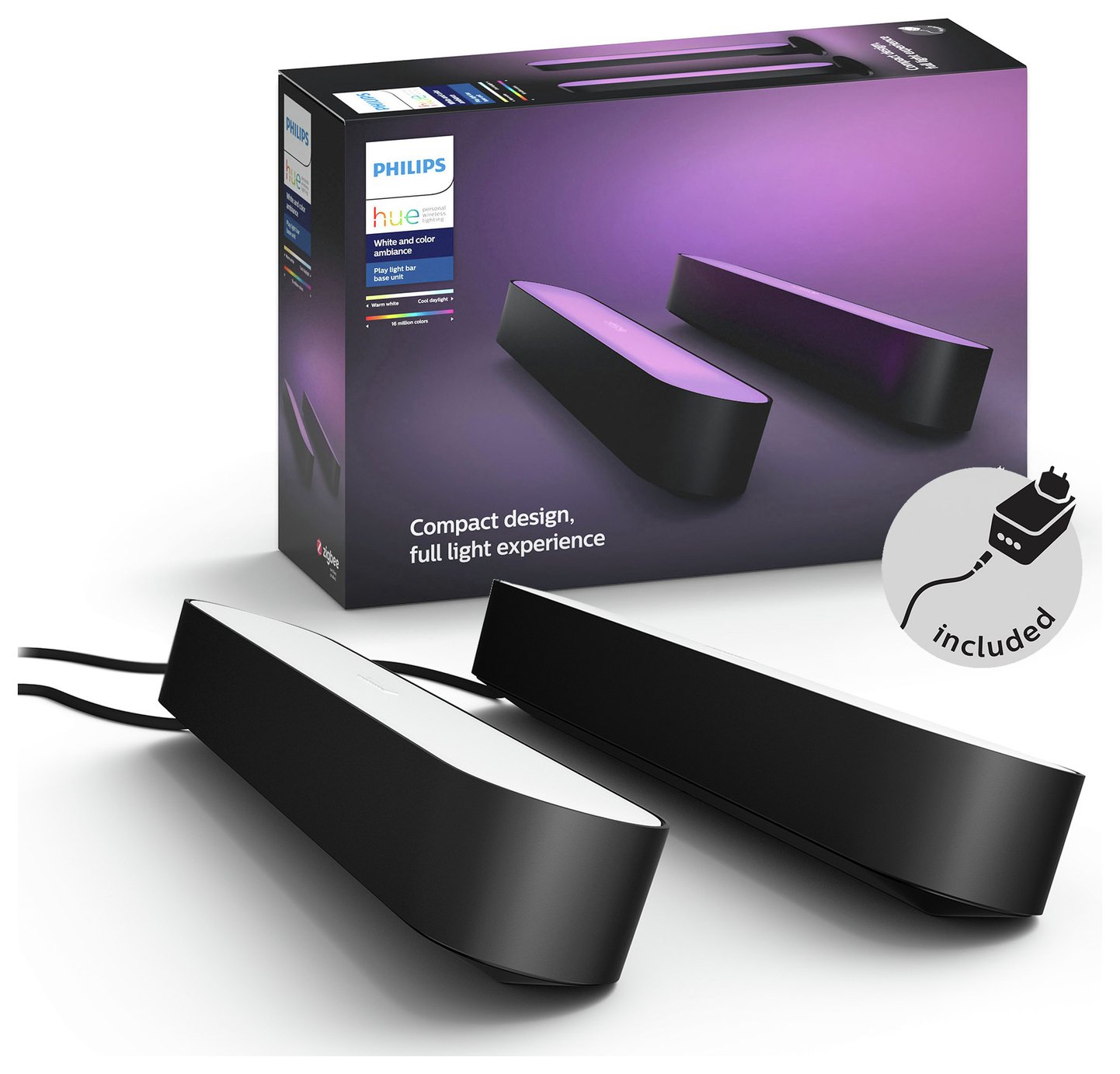 Philips Hue Play Smart Light Bar Double Pack - Black