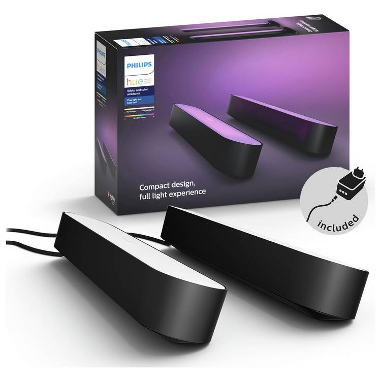 Philips Hue Play Smart Light Bar Double Pack - Black 0