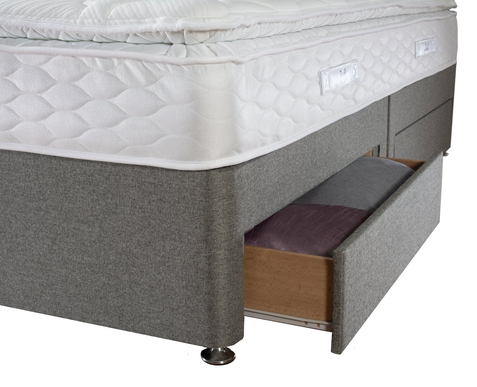 Sealy Geltex Activ Pillowtop 4 Drawer Double Divan at Argos Reviews