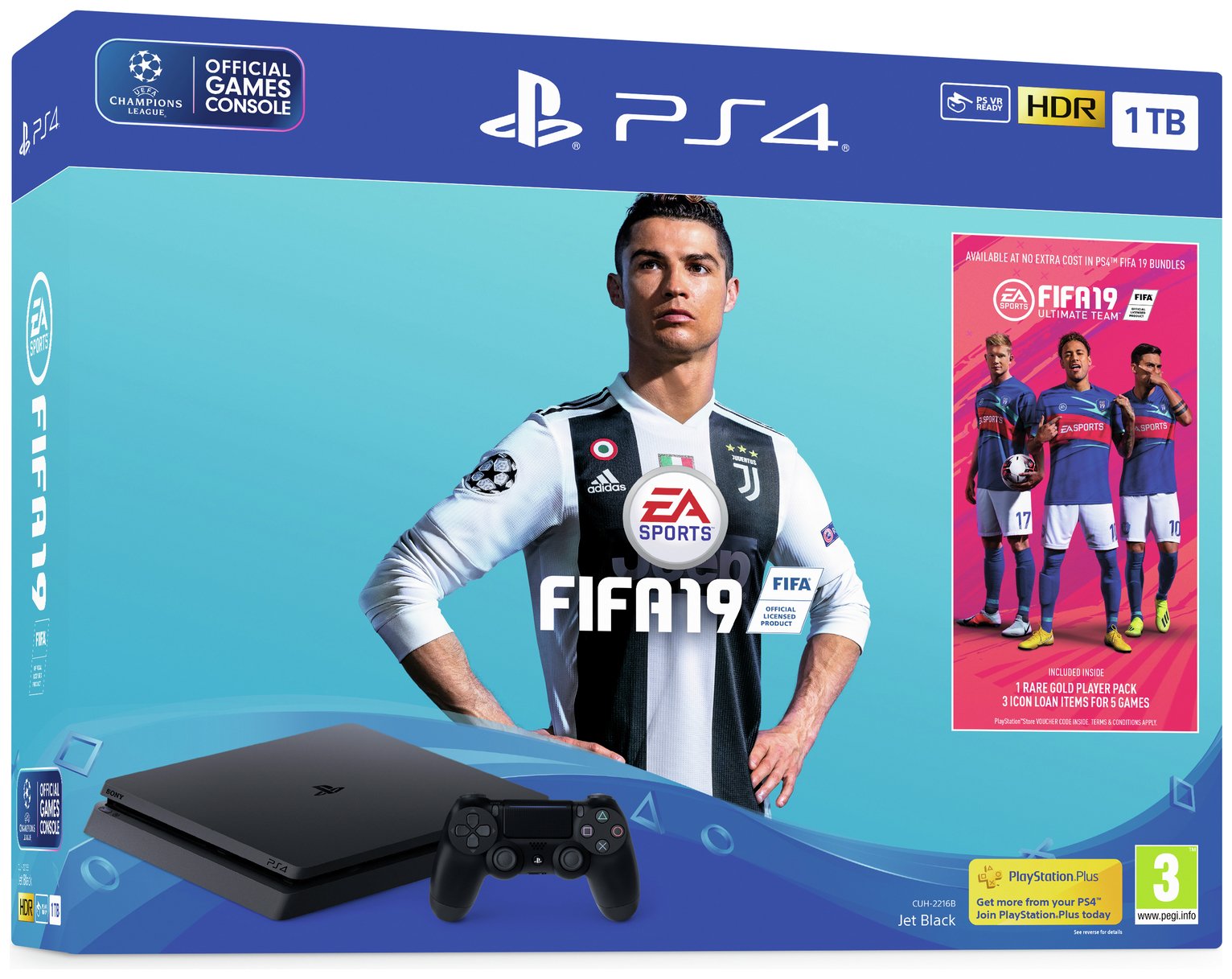 Sony PS4 1TB Console and FIFA 19 Bundle