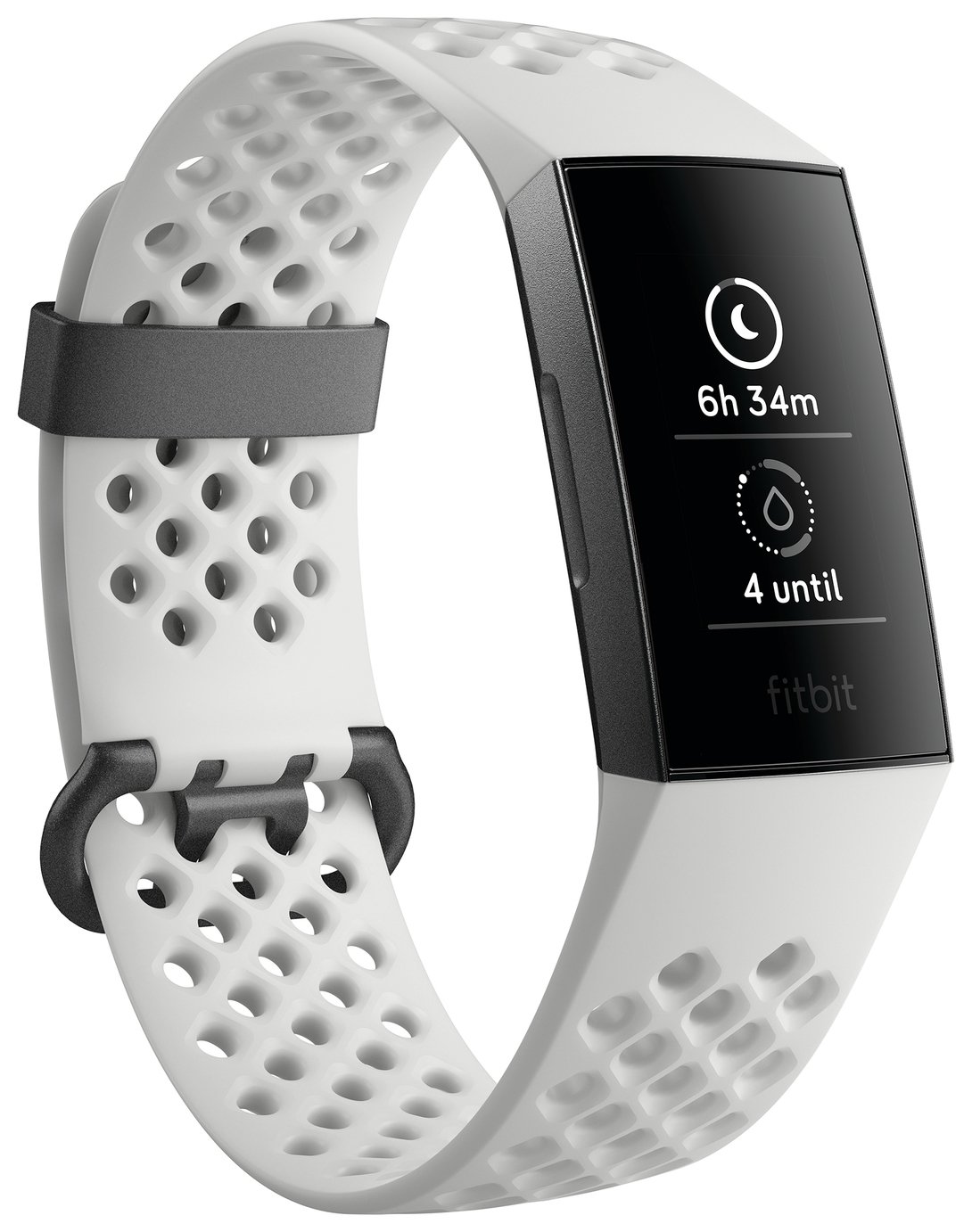 Fitbit Charge 3 Special Edition Smart Watch - Graphite White