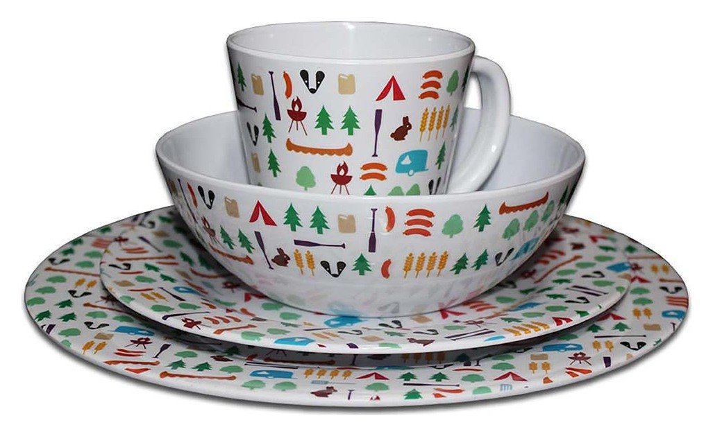 Olpro Berrow Hill 16 Piece Melamine Dining Set review