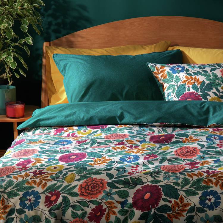 Habitat Country Manor Floral Print Bedding Set - Single 0