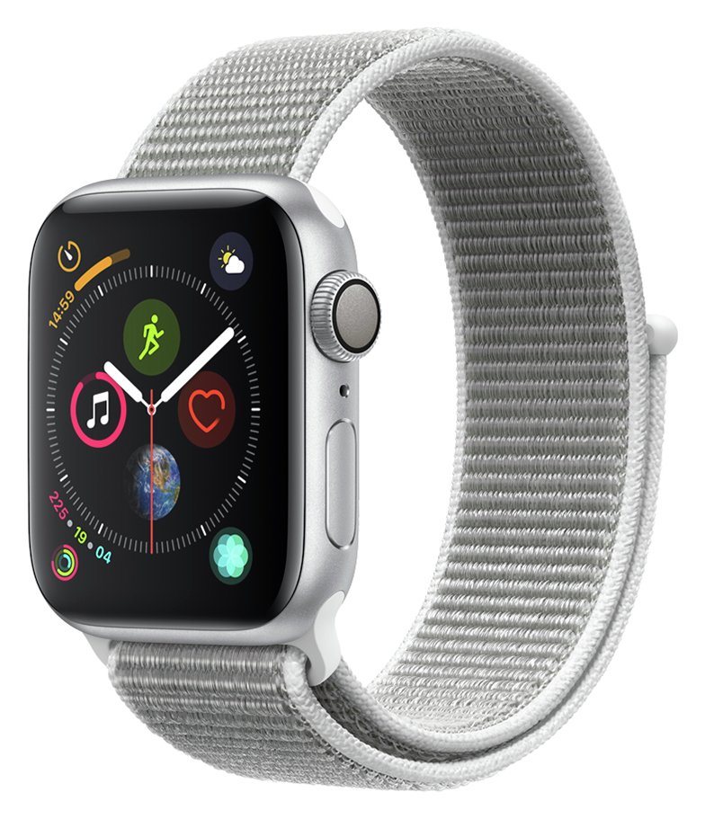 Apple Watch S4 GPS 40mm - Silver Aluminum / Seashell Band