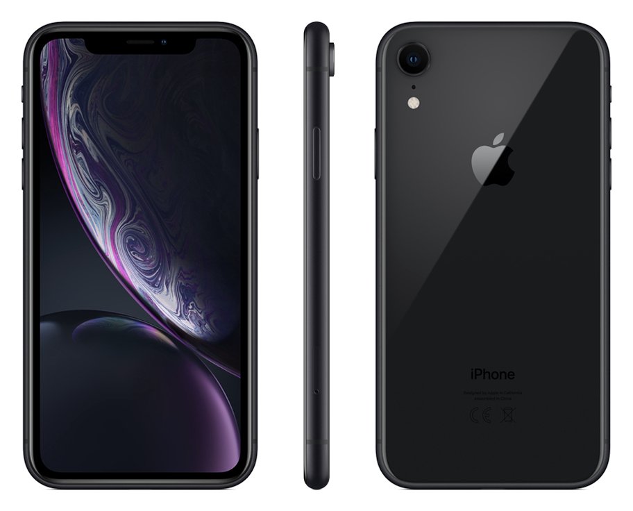 Sim Free iPhone XR 128GB Mobile Phone - Black