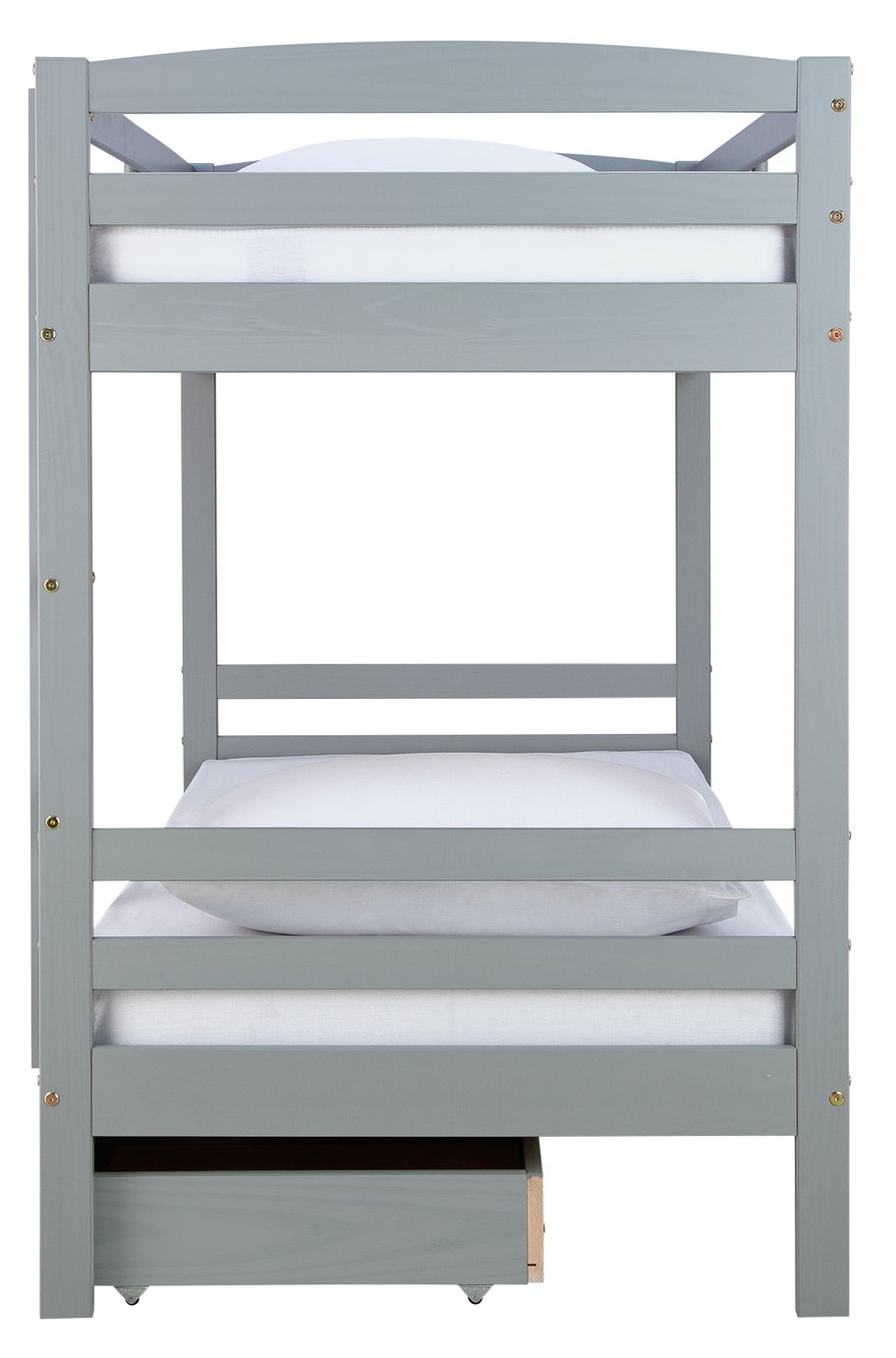 Argos Home Josie Grey Bunk Bed, Drawers & 2 Kids Mattresses Reviews