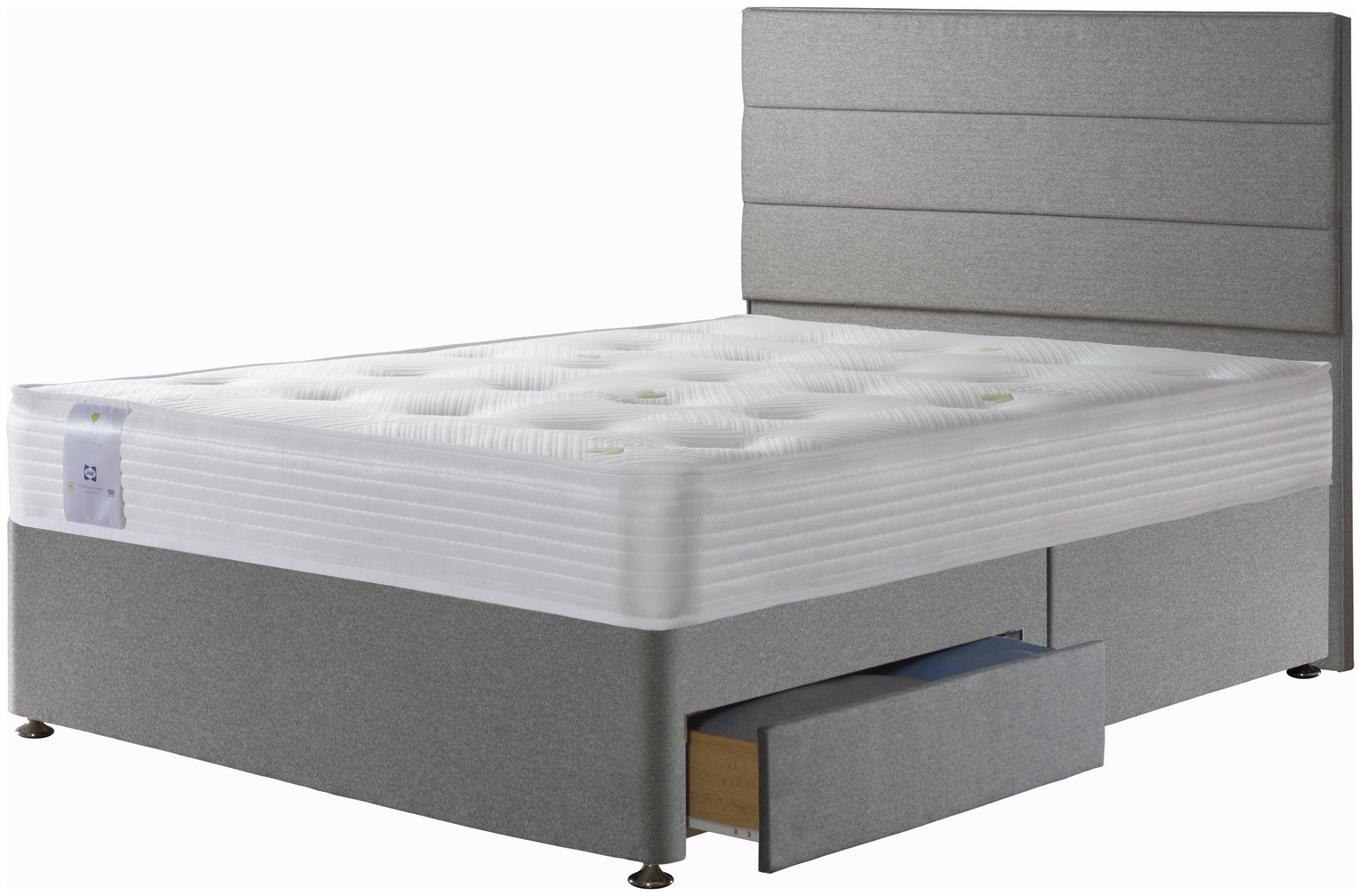 Sealy Activ Ortho 2 Drawer Kingsize Divan at Argos Reviews