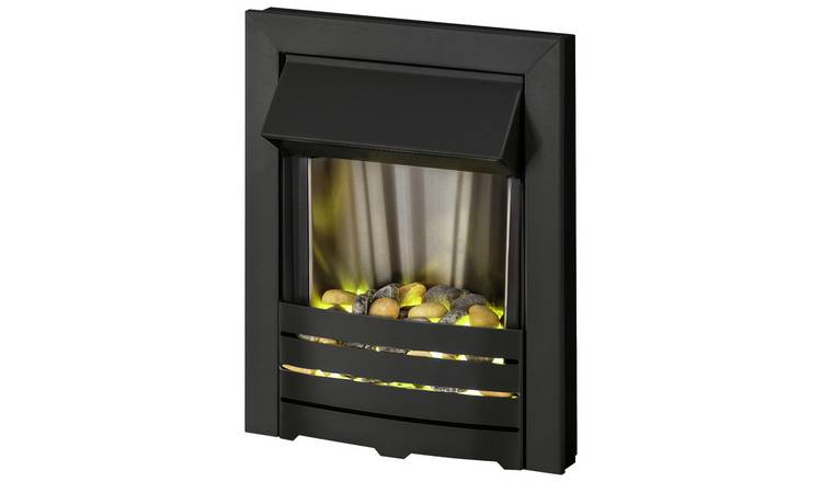 Buy Adam Helios 2kW Electric Inset Fire - Black | Electric fires | Argos