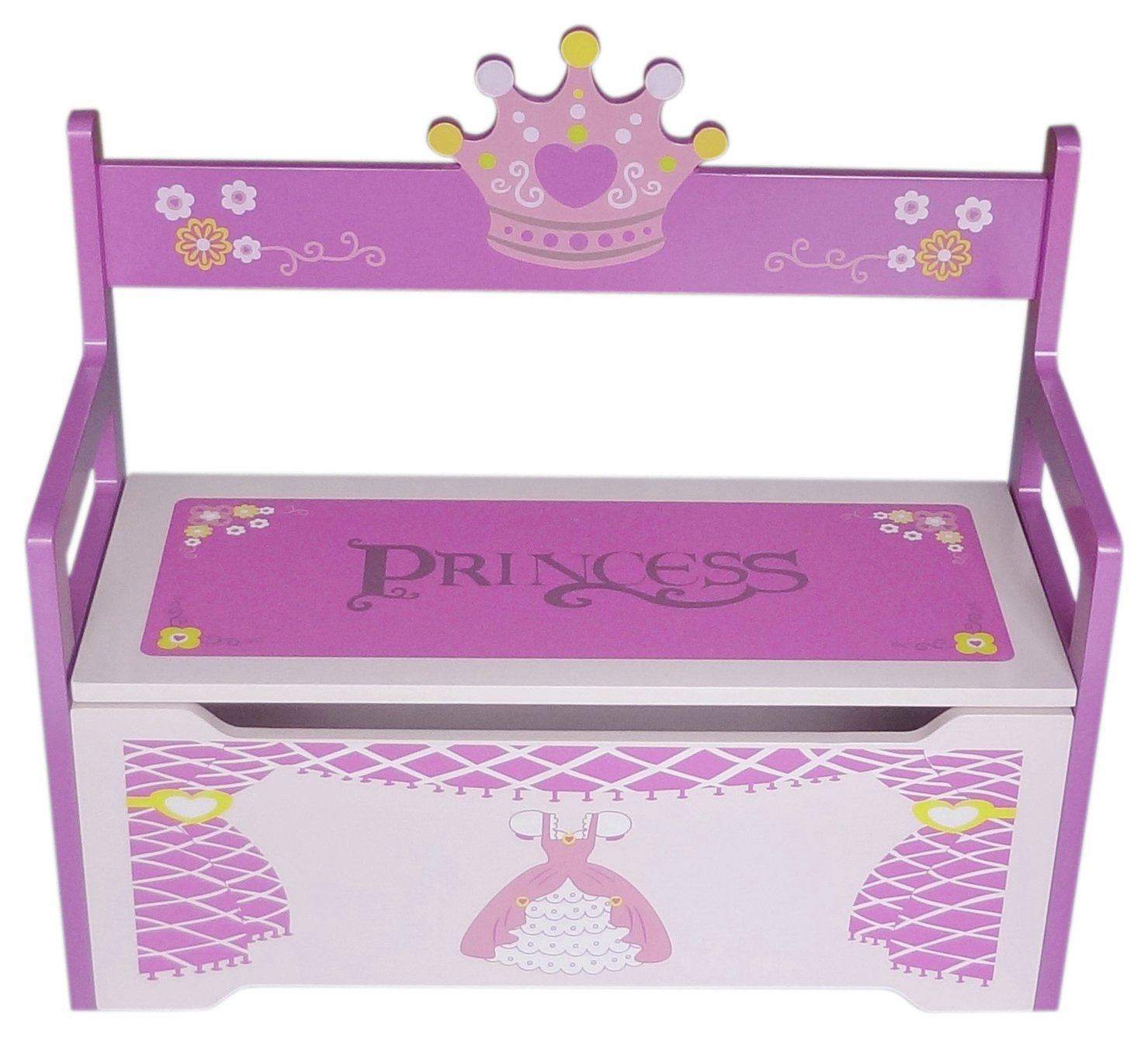 Kiddi Style Princess Toy Box Bench Reviews