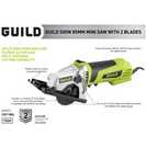 Guild 85mm compact 2024 plunge saw