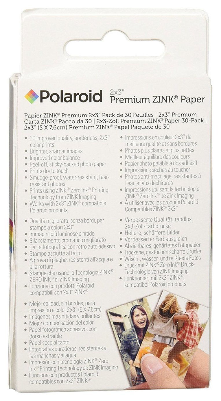 Polaroid ZINK Zero Ink Paper Reviews