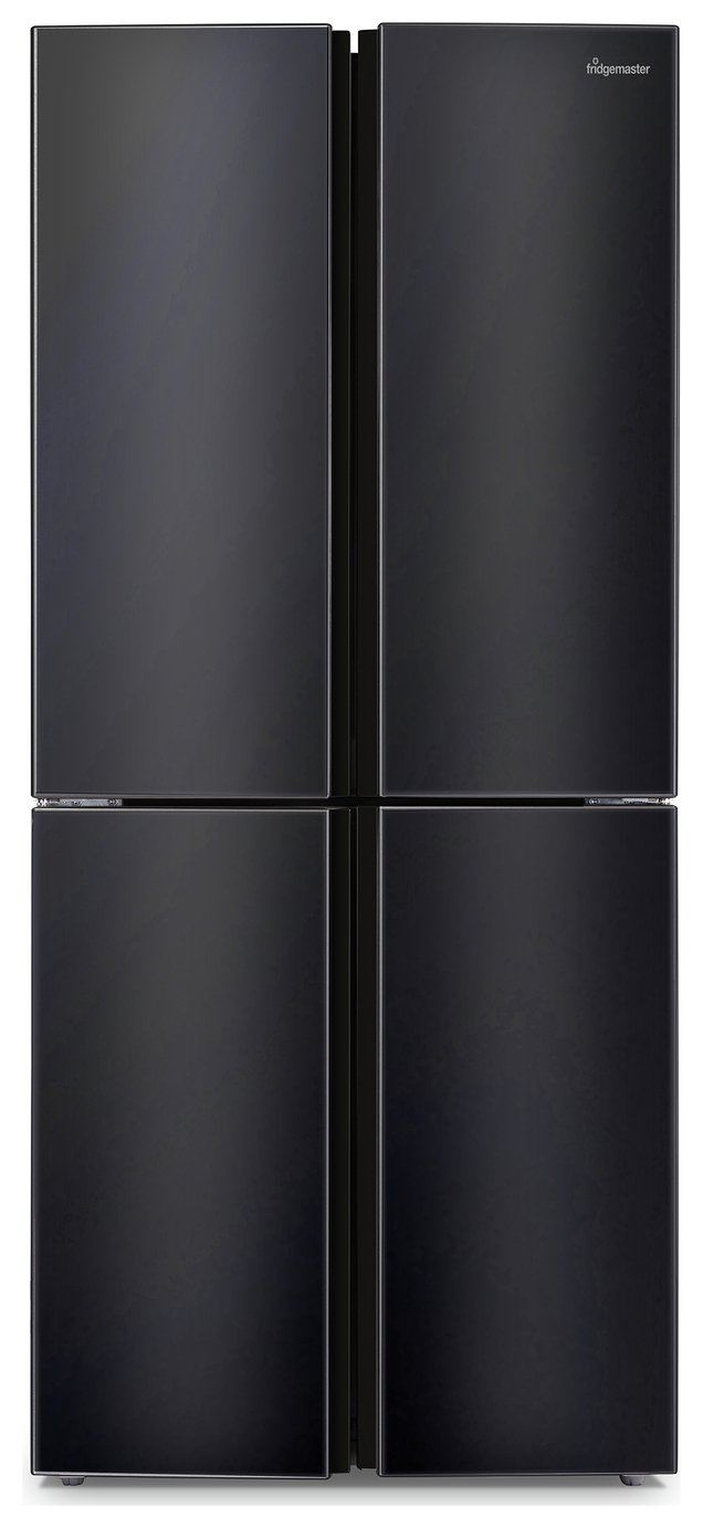 Fridgemaster MQ79394FFB American Fridge Freezer - Black