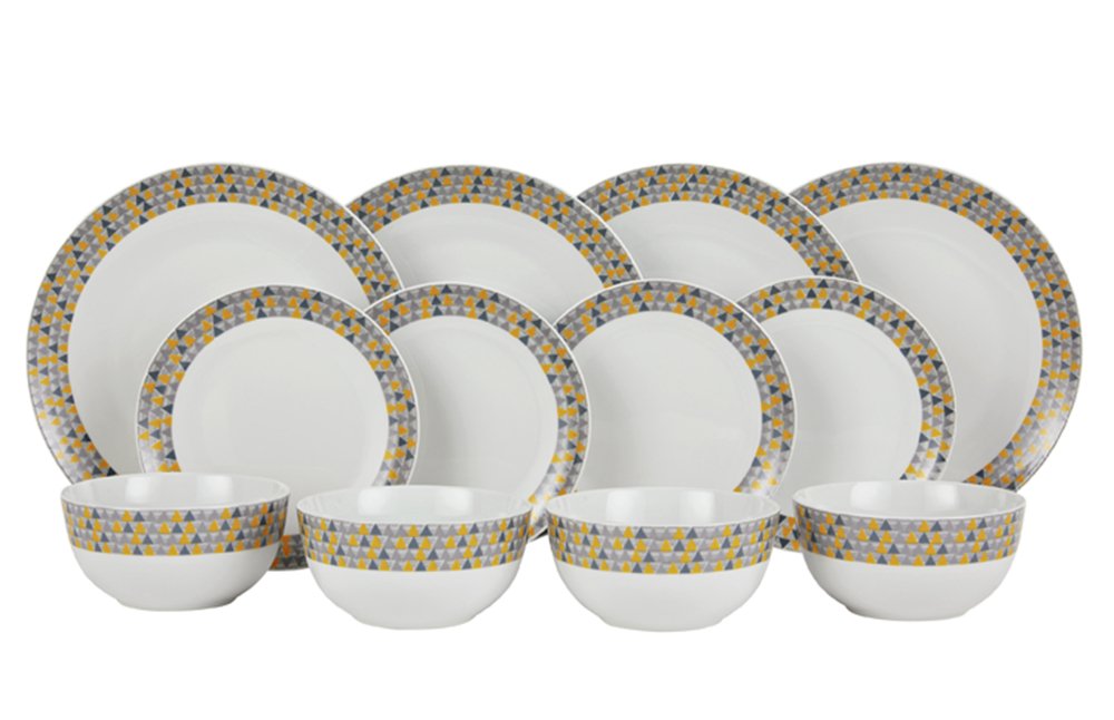 Argos Home 12 Piece Geo Triangles Dinner Set 8658942 Argos Price Tracker pricehistory