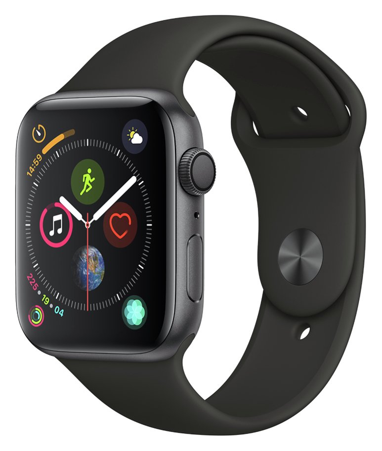 Apple Watch S4 GPS 44mm - Space Grey Aluminum / Black Band