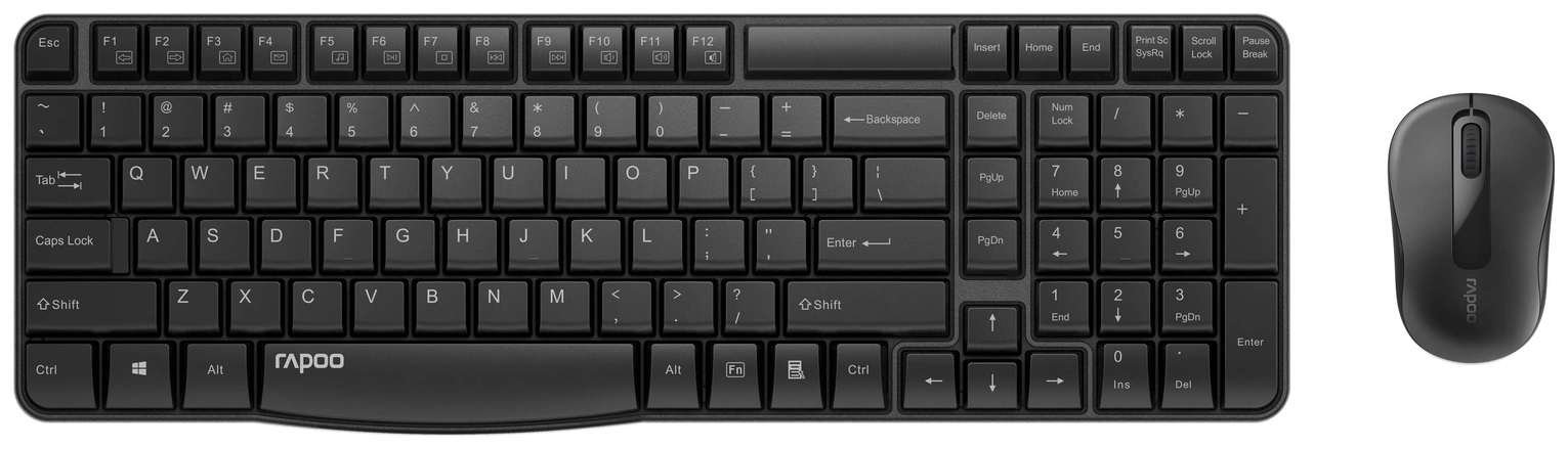 Rapoo X1800S Wireless Desktop Keyboard and Mouse